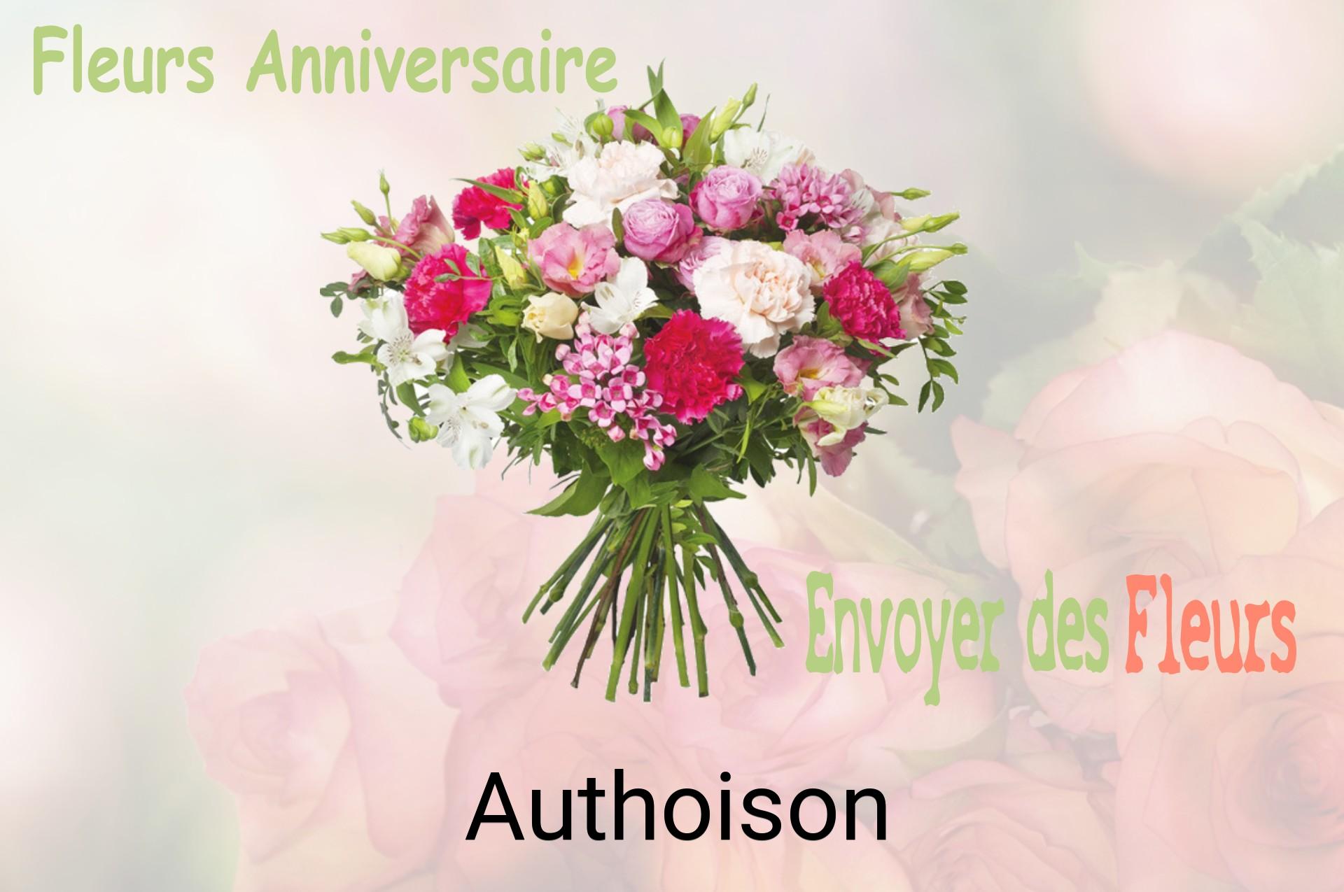 Bouquet de fleurs d’anniversaire livré à Authoison